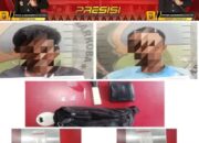 Dua Tersangka Dibekuk di Kebun Muara Dua Barat, Sabu dan Senjata Tajam Turut Diamankan