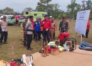 Perkuat Ketahanan Lingkungan Nasional, Kapolres Muratara Pimpin Apel Siaga Karhutbunla