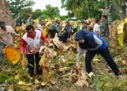 Dukung Gerakan Indonesia Asri, Ratusan Personel Gabungan TNI-Pemkot Bersihkan Ikon Sejarah BKB Palembang