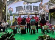 Irwasda Polda Sumsel Resmikan Bakti Sosial dan Turnamen Golf Hari Bhayangkara ke-80 di Prabumulih