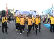 Hari Bhayangkara ke-80, Polda Sumsel Gelar Jalan Sehat dan Senam Bersama Tingkatkan Kesiapan Personel