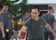 Jaga Kebugaran dan Kebersamaan, Pangdam II/Swj Olahraga Bersama PJU dan Kabalak Kodam II/Swj