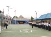 Apel Perdana Kepala Rutan Kelas I Palembang, Aris Supriyadi: Jaga Marwah dan Nama Baik Kementerian Imigrasi dan Pemasyarakatan