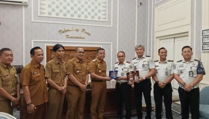 Pererat Sinergi, Kepala Rutan Kelas I Palembang Audiensi dengan Pemerintah Kota Palembang